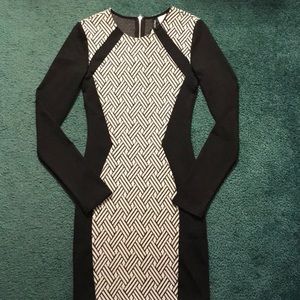 Long Sleeve Pattern Dress